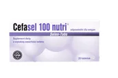 Włosy, skóra, paznokcie - CEFAK Cefasel 100 nutri selen tabs x 60 tabl - miniaturka - grafika 1