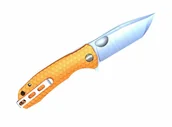 Noże - Nóż Honey Badger Tanto Flipper Medium Orange - miniaturka - grafika 1