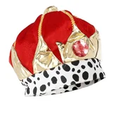 Dodatki do strojów karnawałowych - Czapka Króla dla Dzieci Lux CC016 Korona Królewska - miniaturka - grafika 1