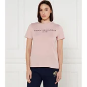 Koszulki i topy damskie - Tommy Hilfiger T-shirt | Regular Fit - miniaturka - grafika 1