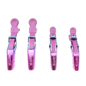 Pozostałe akcesoria fryzjerskie - Colortrak Aurora, klipsy do włosów, 4 sztuki - miniaturka - grafika 1