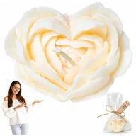 Świece - Świeca Sojowa Podziękowania Dla Gości Kwiat Serce Upominek Komunia Prezent - miniaturka - grafika 1