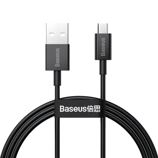 Baseus Superior Series USB do micro USB, 2A, 2m czarny - Kable USB - miniaturka - grafika 1