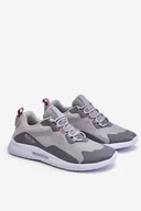 Sneakersy damskie - Damskie Buty Sportowe Sneakersy Big Star LL274371 Szare-37 - miniaturka - grafika 1