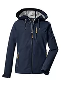 Kurtki damskie - G.I.G.A. DX Damska kurtka softshell / kurtka outdoorowa z kapturem GS 97 WMN SFTSHLL JCKT, 38, granatowa, 38392-000 - miniaturka - grafika 1