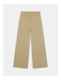 pantaloni donna dickies w wide leg pant dk0a4yse khk khaki - Spodnie damskie - miniaturka - grafika 1