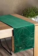 Obrusy i serwetki - Bieżnik Blink (18) 35x180 Ciemnozielony Eurofirany - miniaturka - grafika 1