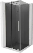 Kabiny prysznicowe - Mexen Velar kabina prysznicowa rozsuwana 110x110 cm, grafit, nikiel szczotkowany - 871-110-110-41-97 - miniaturka - grafika 1