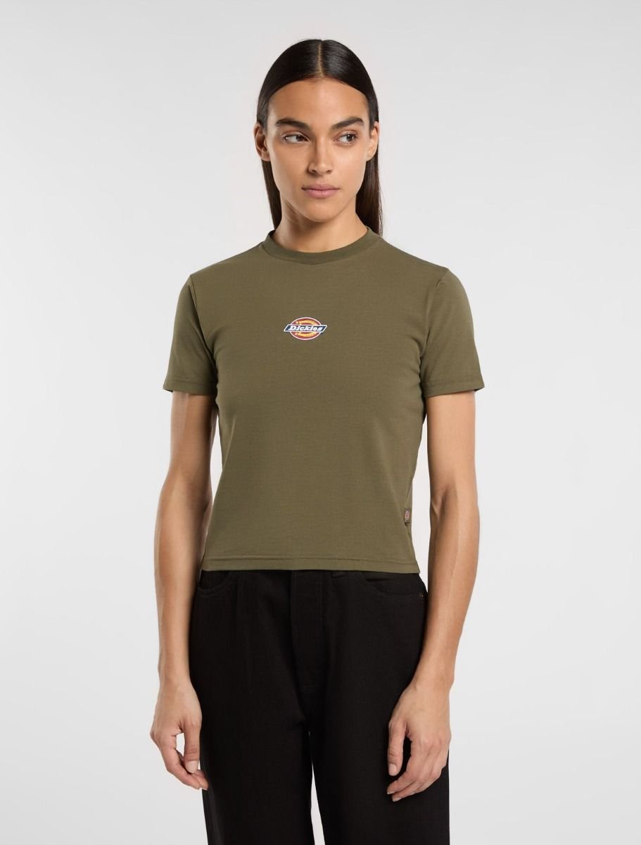 t-shirt donna dickies maple valley reg tee dk0a4zaomgr1 military