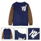 Bluzy dla dziewczynek - Bluza dziecięca - granatowa - 116 - Bluza Dziecięca - miniaturka - grafika 1