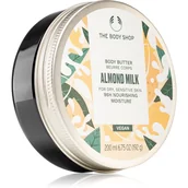 Balsamy i kremy do ciała - The Body Shop Almond Milk Body Butter masło do ciała 200 ml dla kobiet - miniaturka - grafika 1