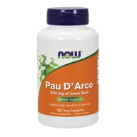 Przeziębienie i grypa - Pau D'arco 500mg 100k NOW FOODS - miniaturka - grafika 1