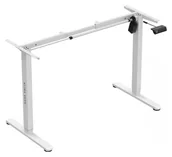 Biurka gamingowe - Mark Adler Stelaż elektryczny Xeno 2.1 biały - miniaturka - grafika 1