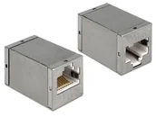 Adaptery i przejściówki - Delock Adapter RJ45 female female Cat.6 compact 86250 - miniaturka - grafika 1
