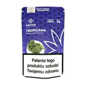 Suplementy naturalne - Sativa Poland, CBD Kwiaty Konopi ”Tropicana”, 5g - miniaturka - grafika 1