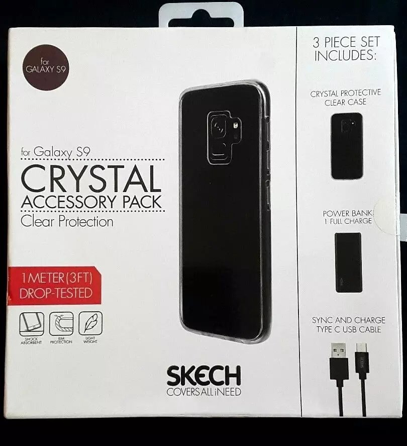 Skech SKECH Crystal Zestaw Akcesoriów Samsung Galaxy S9