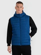 Kurtki męskie - 4F Bezrękawnik puchowy z wypełnieniem syntetycznym męski - granatowy 3XL - miniaturka - grafika 1
