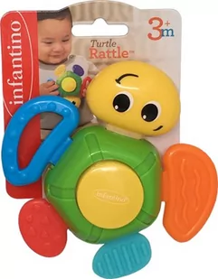 Infantino Grzechotka Żółwik Infantino 5O39BI 5O39BI SAM  One size - Gryzaki dla dzieci - miniaturka - grafika 1