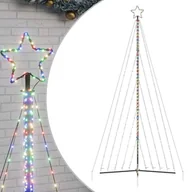 Ozdoby bożonarodzeniowe - vidaXL Lampki choinkowe, 570 kolorowych LED, 399 cm - miniaturka - grafika 1