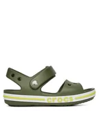 Buty dla dziewczynek - Crocs Sandały BAYABAND SANDAL T 211055-309 Zielony - miniaturka - grafika 1