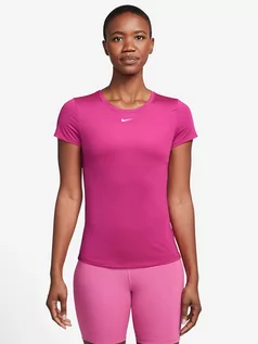 Koszulki sportowe damskie - Nike Koszulka sportowa w kolorze różowym - grafika 1