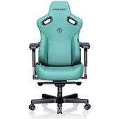 Fotele gamingowe - Anda Seat Kaiser 3 L Gamingowy do 150kg Skóra ECO Zielony - miniaturka - grafika 1
