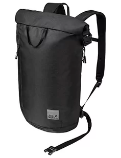 Jack Wolfskin Unisex – Helsinki Rollop Plecak Dzienny, Ultra Czarny, Jeden Rozmiar - Plecaki - miniaturka - grafika 1