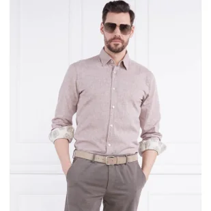 Joop! Jeans Lniana koszula Hanson | Regular Fit - Koszule męskie - miniaturka - grafika 1