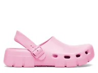 Klapki i japonki damskie - Klapki damskie Birkenstock 1027702 BIRKI FLOW EVA REGULAR Różowe - miniaturka - grafika 1