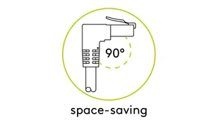 Kabel LAN Patchcord CAT 6A S/FTP 1x90 biały 10m - Patchcordy - miniaturka - grafika 6