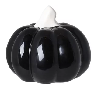 EWAX, Ceramiczna dynia, czarno-biała, maxi - Figurki dekoracyjne - miniaturka - grafika 1