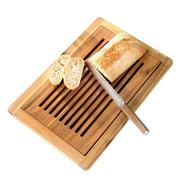 Deski do krojenia - Kesper Deska do krojenia chleba ze zbiornikiem na okruszki drewno akacjowe 47 x 32 cm - miniaturka - grafika 1