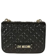 Torebki damskie - Love Moschino Damska torba na ramię, Borsa A Spalla, czarna, rozmiar uniwersalny - miniaturka - grafika 1