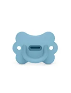 Smoczki uspokajające - Suavinex SX Pro smoczek fizjologiczny silikonowy Colour Essense 6-18m+ Motylek niebieski - miniaturka - grafika 1