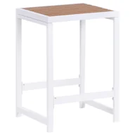 Fotele i krzesła ogrodowe - Beliani Krzesło ogrodowe AVETRANA Biały - miniaturka - grafika 1