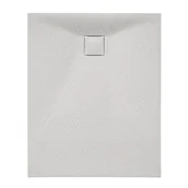 Brodziki prysznicowe - Biały brodzik prysznicowy prostokątny o strukturze kamienia 120x80 cm Riko Hydrosan - miniaturka - grafika 1