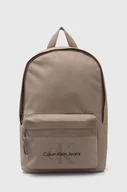 Plecaki - Calvin Klein Jeans plecak męski kolor beżowy duży z nadrukiem - miniaturka - grafika 1