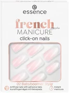 Sztuczne paznokcie i akcesoria - Essence - FRENCH Manicure Click-on Nails - Sztuczne paznokcie - 02 BABYBOOMER STYLE - miniaturka - grafika 1