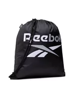 Plecaki szkolne i tornistry - Reebok Worek Te Gymsack GP0090 Czarny - miniaturka - grafika 1