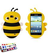 Etui i futerały do telefonów - Samsung muzzano pokrowiec ochronny "abeille" do Galaxy S2 Plus, miękkie, żółty - miniaturka - grafika 1