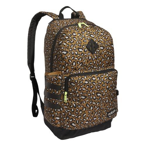 adidas Plecak unisex dla dorosłych, Średni brąz/czarny/limonkowy, One Size, Plecak