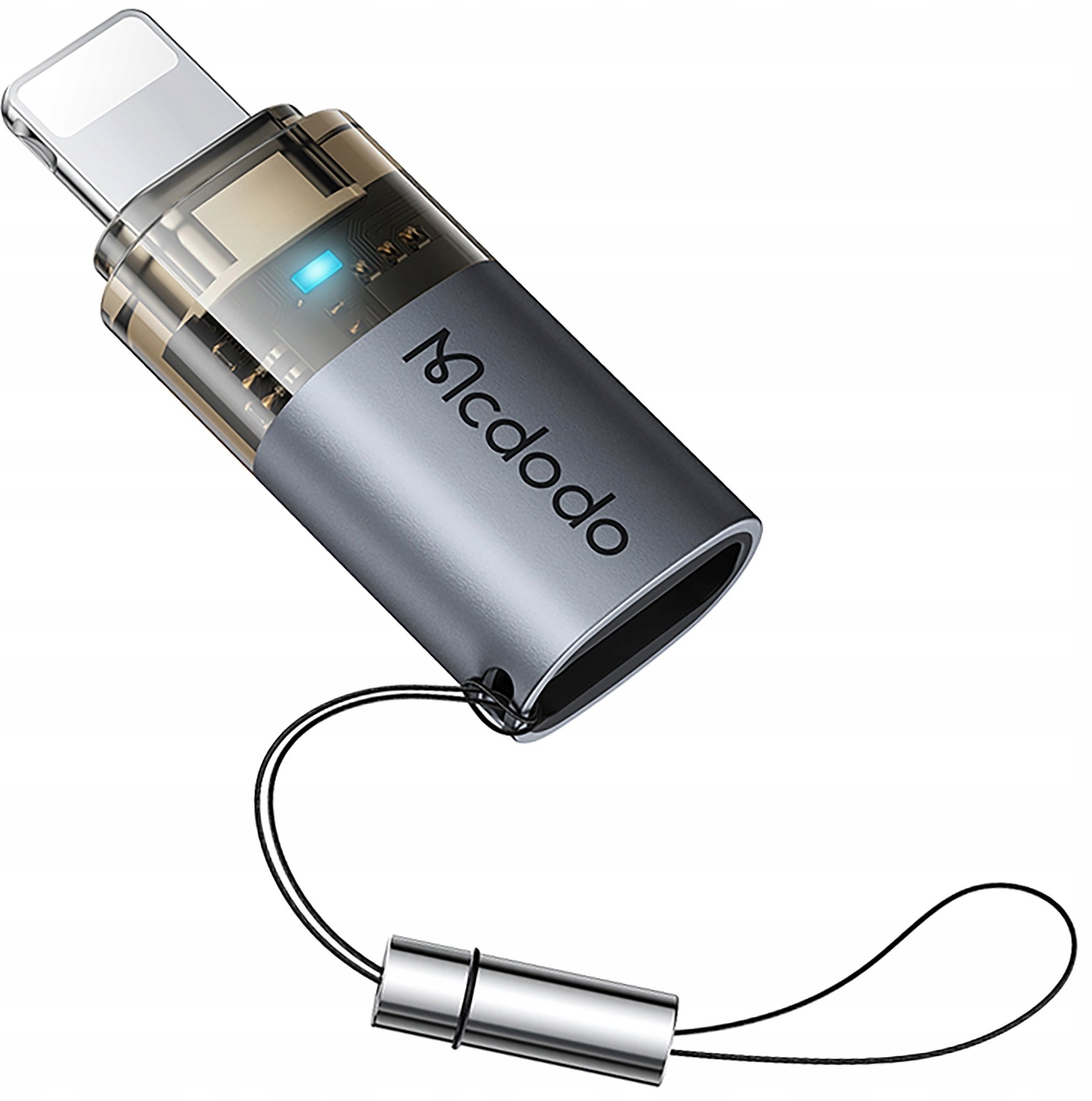 Apple Kabel USB Co2 MCDODO ADAPTER PRZEJŚCIÓWKA USB-C USB TYP C DO LIGHTNING IPHONE 13 14 LED