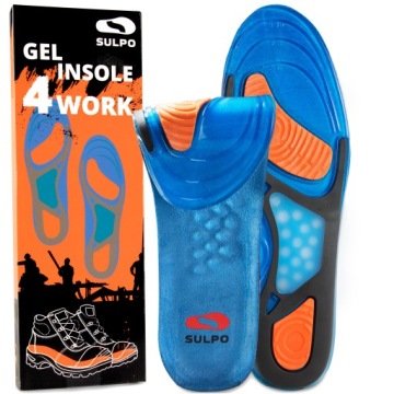 Sulpo ochronne wkładki żelowe do butów roboczych Bhp ostrogi 37-42