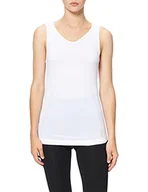 Koszulki i topy damskie - ODLO Damski podkoszulek Bl Top V-Neck Singlet Active F-dry Light biały biały XXL 141041 - miniaturka - grafika 1