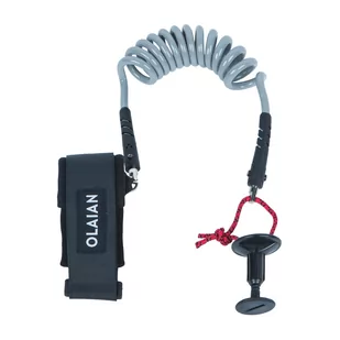Leash do bodyboardu Olaian 500 2 w 1 na nadgarstek/biceps z plugiem - Skimboard - miniaturka - grafika 1