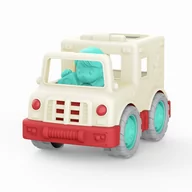 Samochody i pojazdy dla dzieci - B.Toys Wonder Wheels Mała KARETKA z kierowcą – Little AMBULANCE - miniaturka - grafika 1