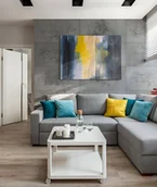 Elewacje - 120x60 cm DS - (ciemny popiel, czarne kruszywo) - płyta beton architektoniczny ultralekka - miniaturka - grafika 1