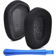 Akcesoria do słuchawek - Nauszniki Pady Gąbki Nakładki Do Logitech G733 G335 Czarne Hq - miniaturka - grafika 1