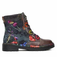 Botki damskie - Trzewiki Laura Vita Incaso 39 Granatowy - miniaturka - grafika 1