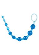 Kulki analne - ToyJoy Thai Toy Beads Blue - Koraliki analne, niebieskie - miniaturka - grafika 1